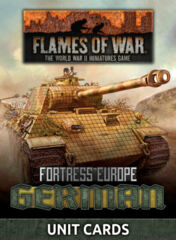 Fortress Europe German Unit Cards (FW261G)